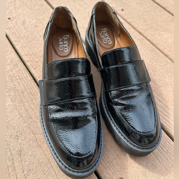 Franco Sarto Shoes - Franco Sarto Black Loafers size 9M